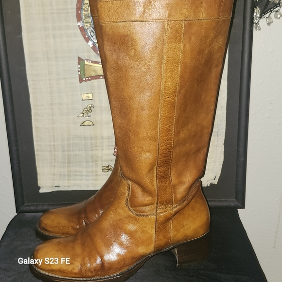 Buttero Italian Heeled Riding Boot Size 38 - Picture 3 of 10